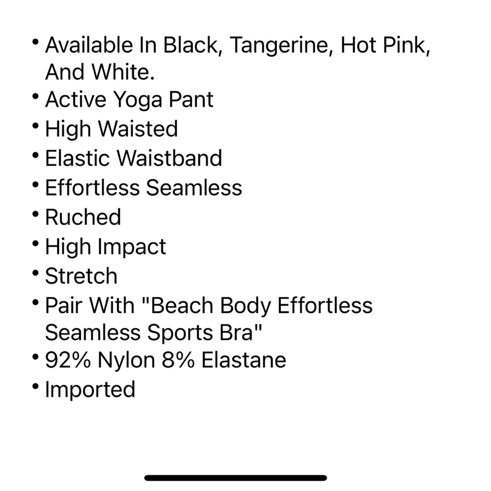 Beach Body Effortless Seamless Sports Bra and Yoga Pants Set - Picture 8 of 8